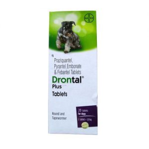 Drontal Plus Tablets, 20 Tablets - Jeewaka Pharmacy (PVT) Ltd