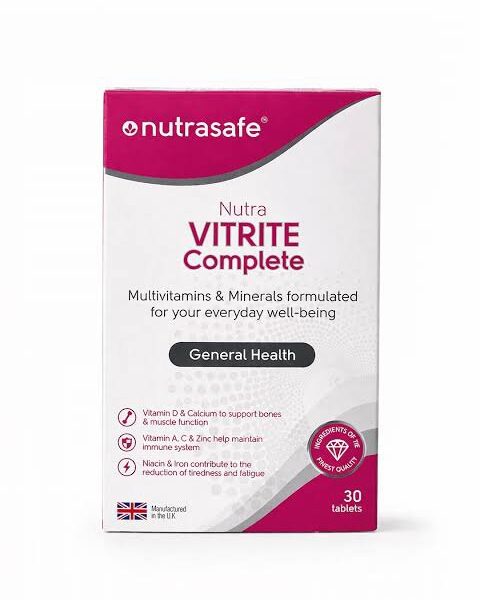 NUTRASAFE VITRITE COMPLETE – 30 TABLETS