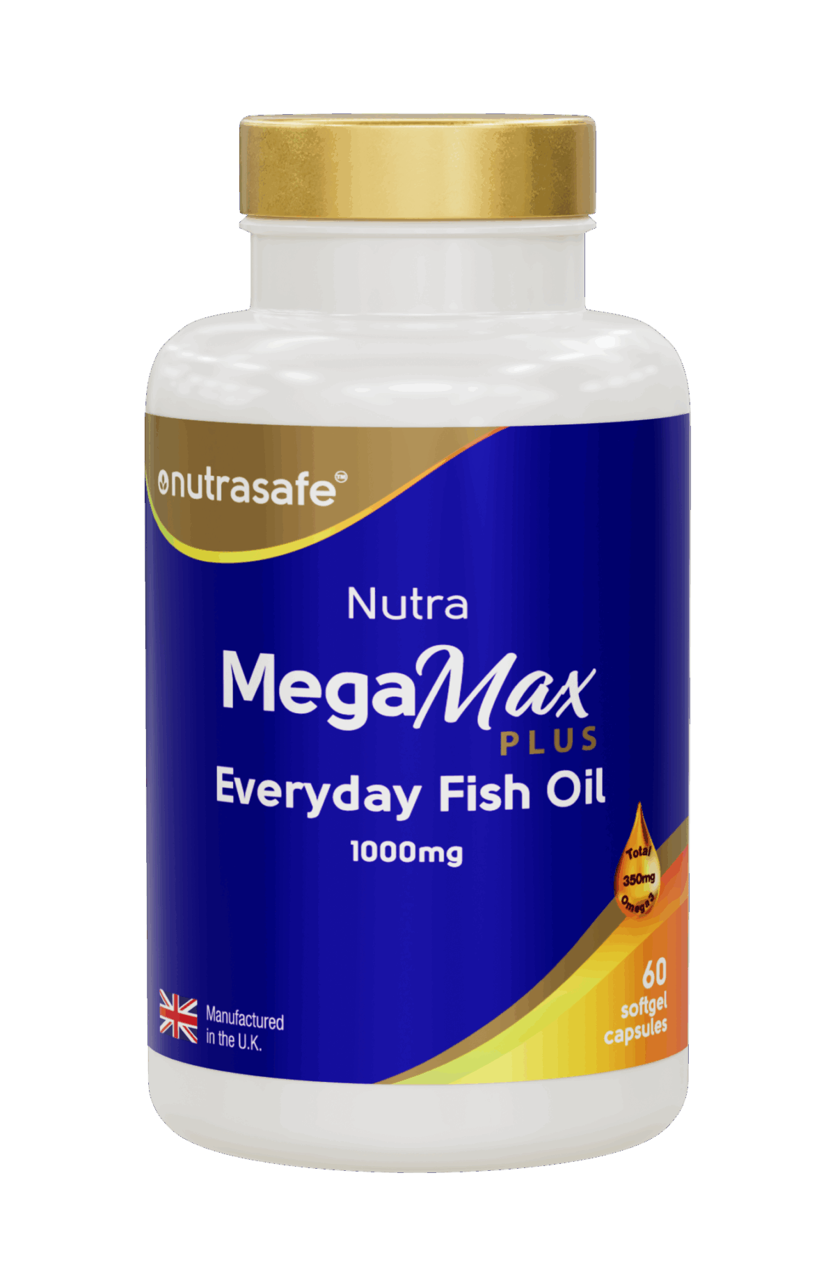 2021/10/64012.png Nutrassfe MegaMax Omega-3 - 60 Caps - Image 1