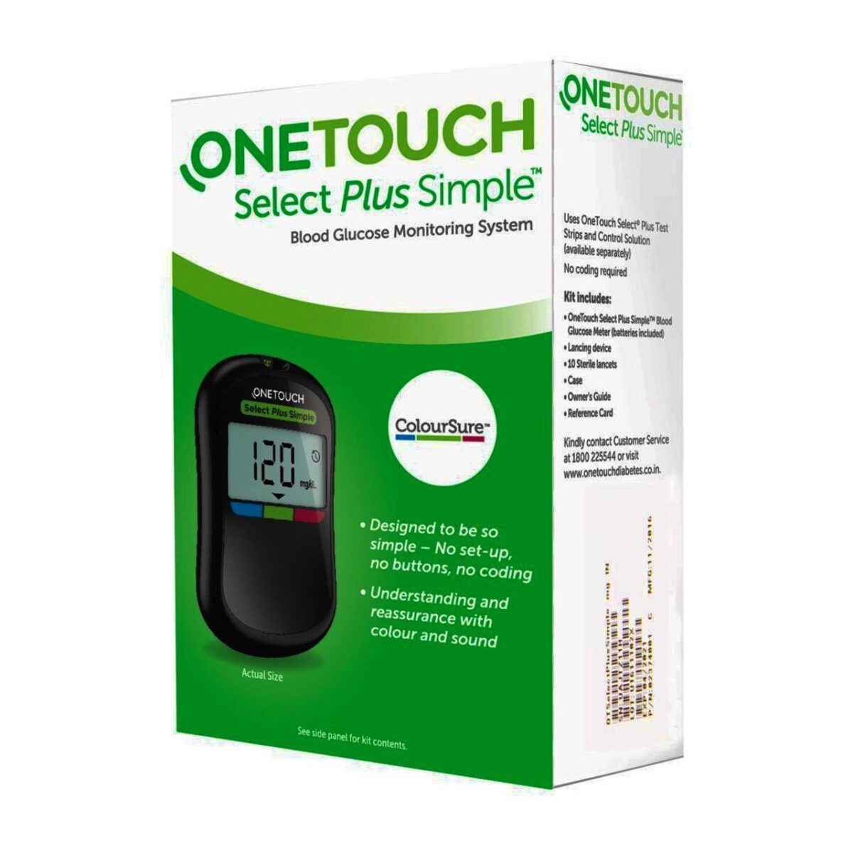 ONETOUCH SELECT PLUS SIMPLE GLUCO METER - Image 1