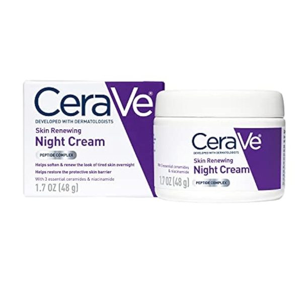 CeraVe - Skin Renewing Night Cream Face Moisturizer