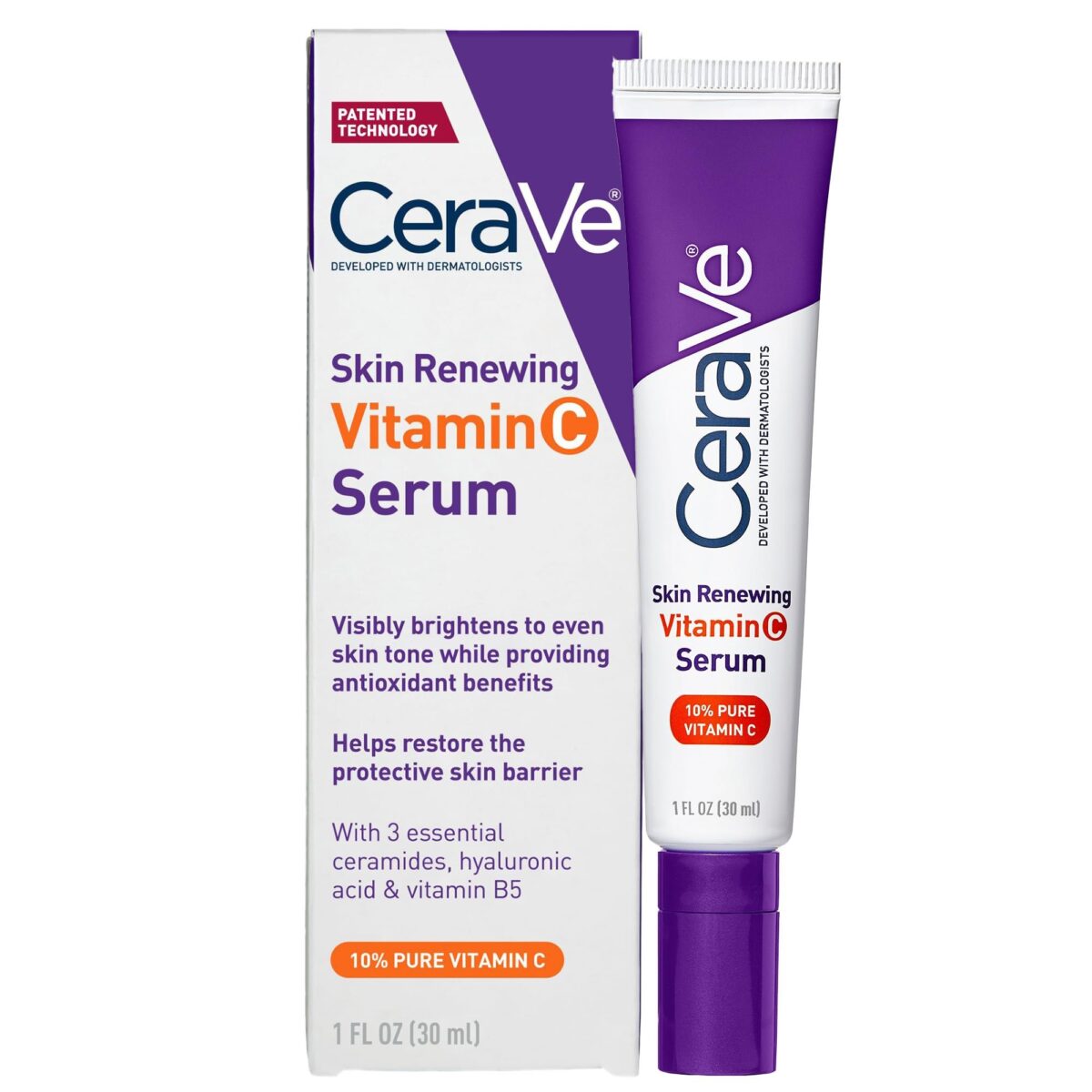 2023/11/62496.jpg CERAVE Skin Renewing Vitamin C Serum 30ml - Image 1