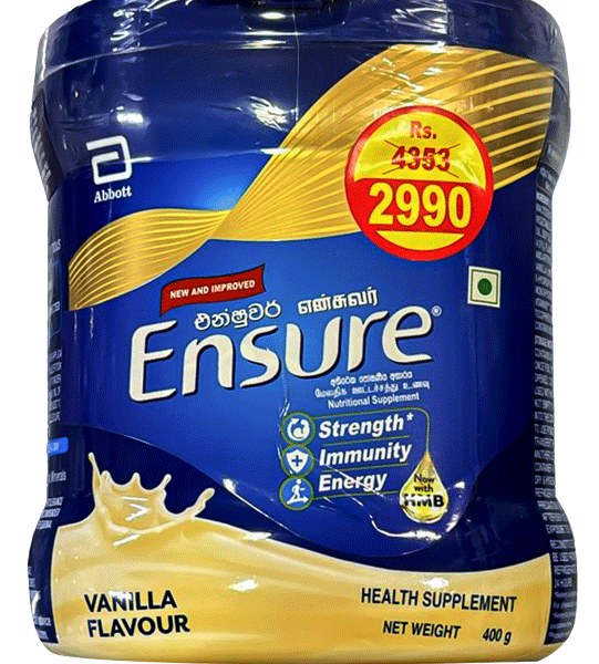 Ensure Nutrition Powder Jar 400G Vanilla Flavour