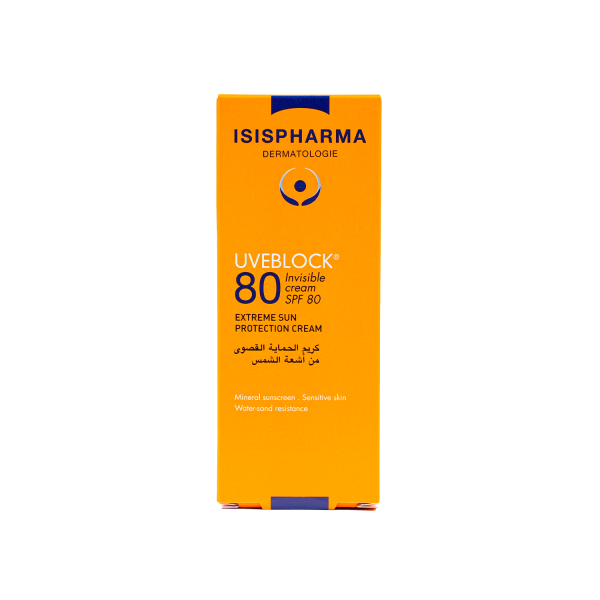 ISISPHARMA Uveblock Spf80 Invisible Cream 40ml