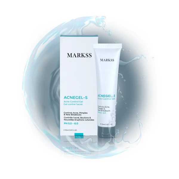 MARKSS Acne Gel-S 30ml - Advanced Acne Control Gel for Clear & Smooth Skin