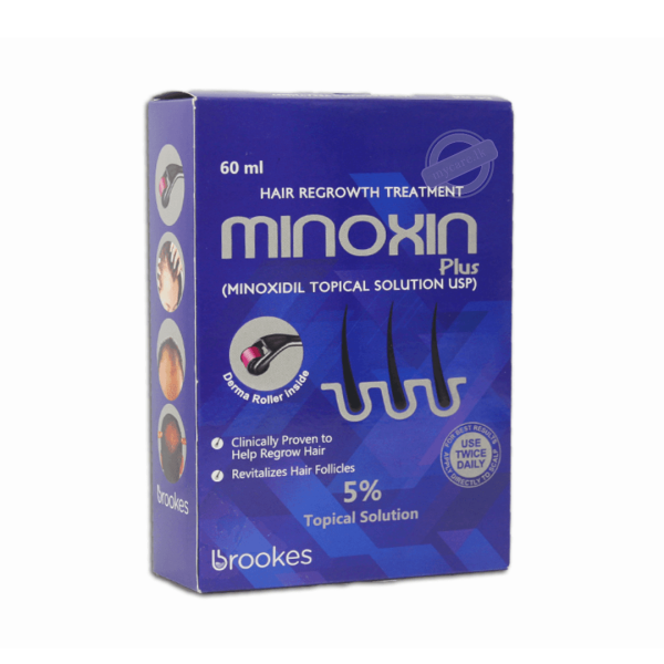 MINOXIN 5% TOPICAL SOLUTION 60ml - with derma roller