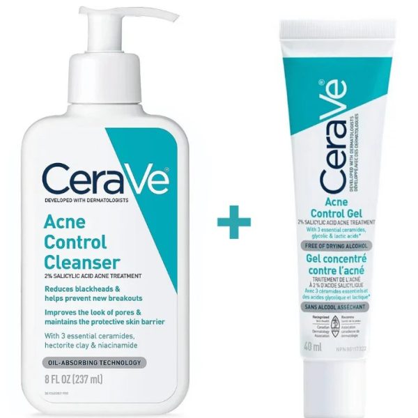 CeraVe Acne Control Kit – Cleanse + Treat Duo