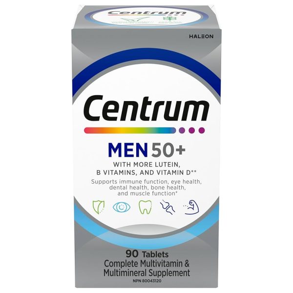 Centrum Men 50+ Multivitamin | 90 Tablets