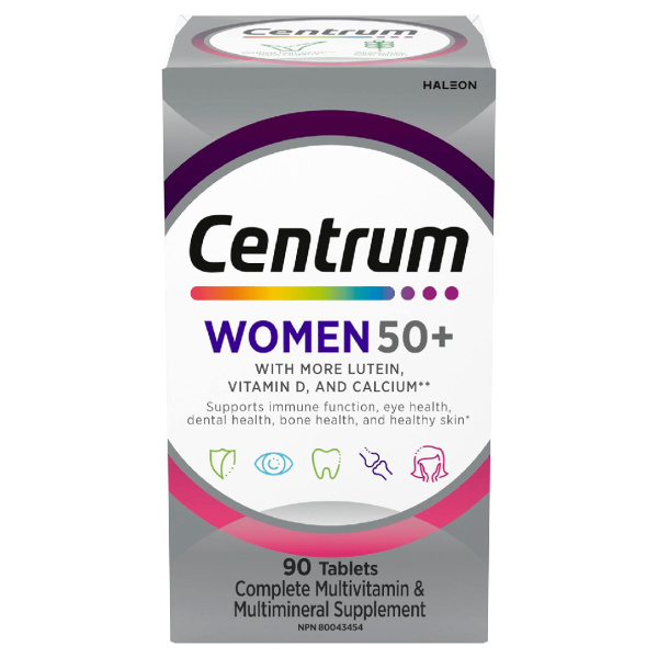 Centrum Women 50+ Multivitamin | 90 Tablets
