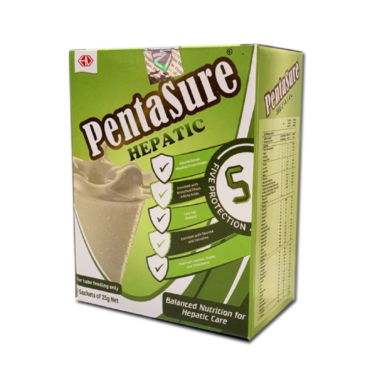 Pentasure-Hepatic PENTASURE HEPATIC 150G (6 SACHETS OF 25G) - Image 1