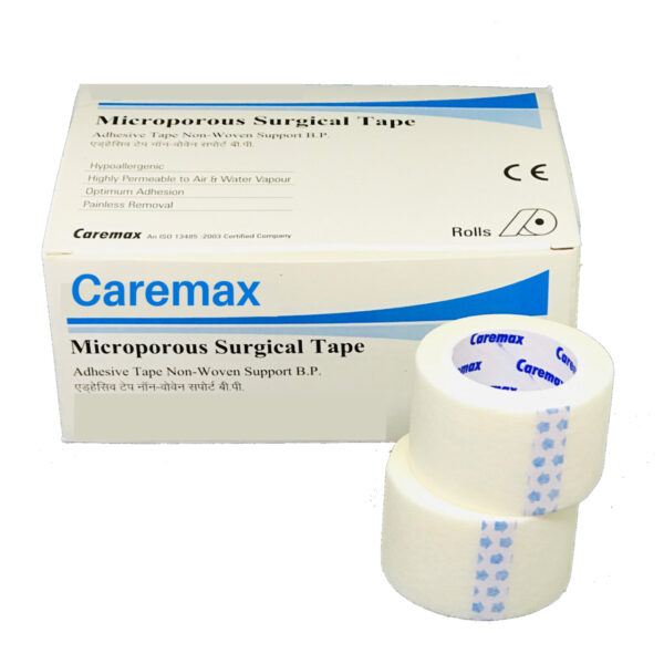 Caremax Surgical Tape Box ( 1 × 5 Yards )