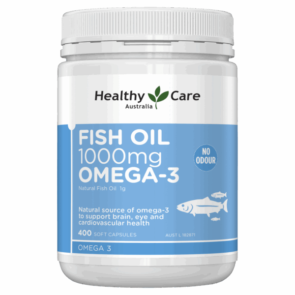 Healthy Care Fish Oil 1000mg Omega 3 400 capsules