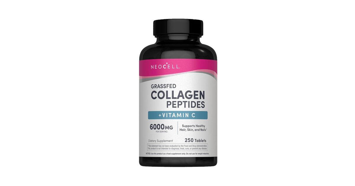 IMG_6071 NeoCell Super Collagen C Type I and III - 250 Tablets - Image 1
