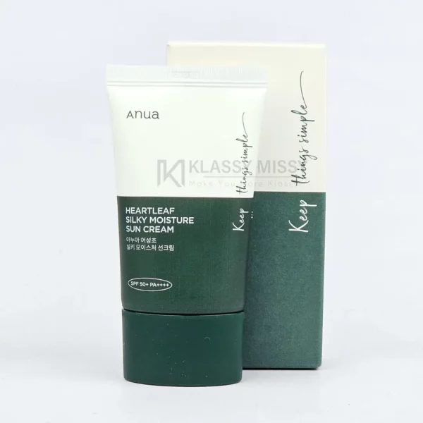 Anua Heartleaf Silky Moisture Suncream SPF 50+ - 50ml