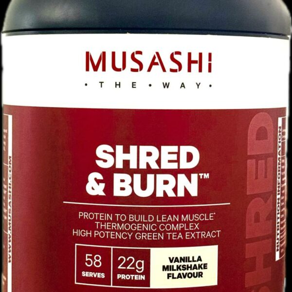 Musashi Shred & Burn Protein Vanilla