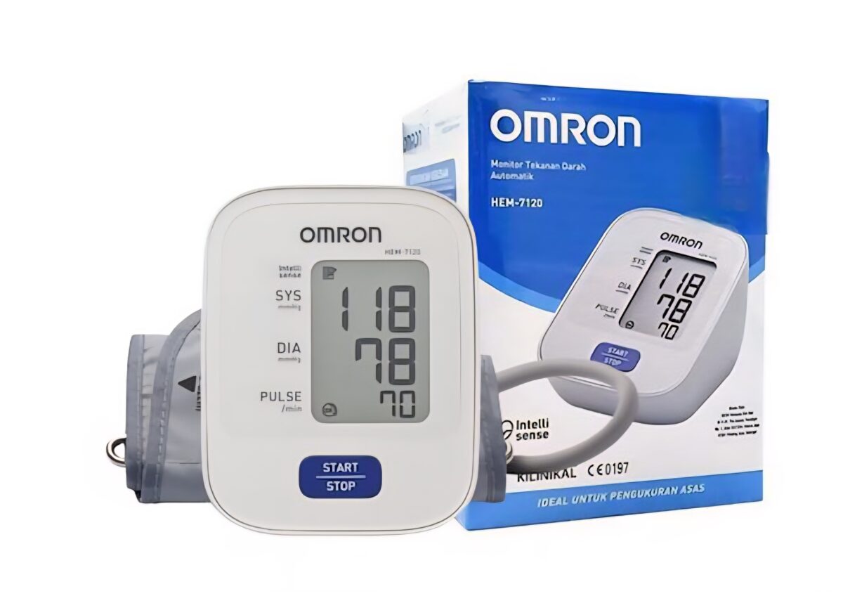 OMRON-7120 OMRON AUTOMATIC BLOOD PRESSURE MONITOR – HEM-7120 - Image 1