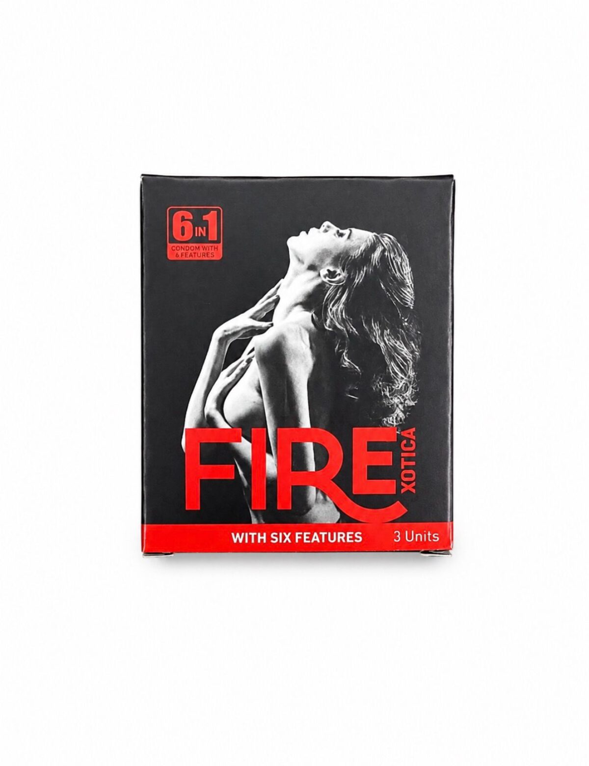 Fire Xotica 6 in 1 Condoms – Pack of 3 | Enhanced Pleasure & Protection - Image 1