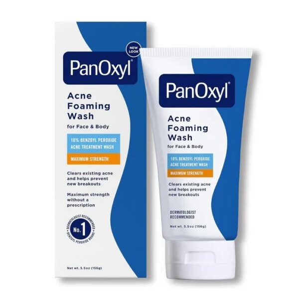 PANOXYL Acne Foaming Wash Benzoyl Peroxide 10% Maximum Strength -156 g