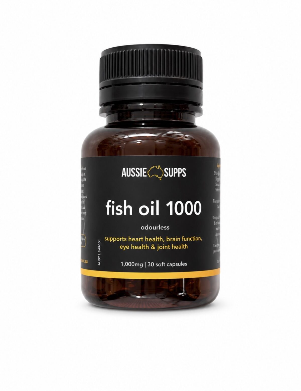 Aussie Supps Fish Oil 1000mg - Image 1