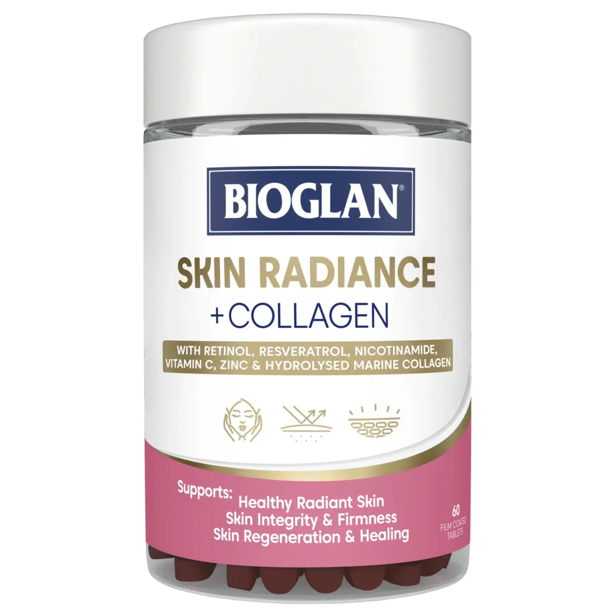 Bioglan Skin Radiance + Collagen 60 tablets - Image 1