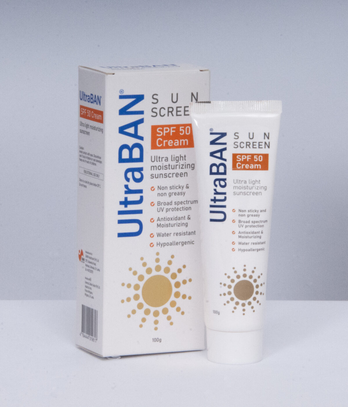 Ultraban Sunscreen SPF 50 - 100g - Image 1